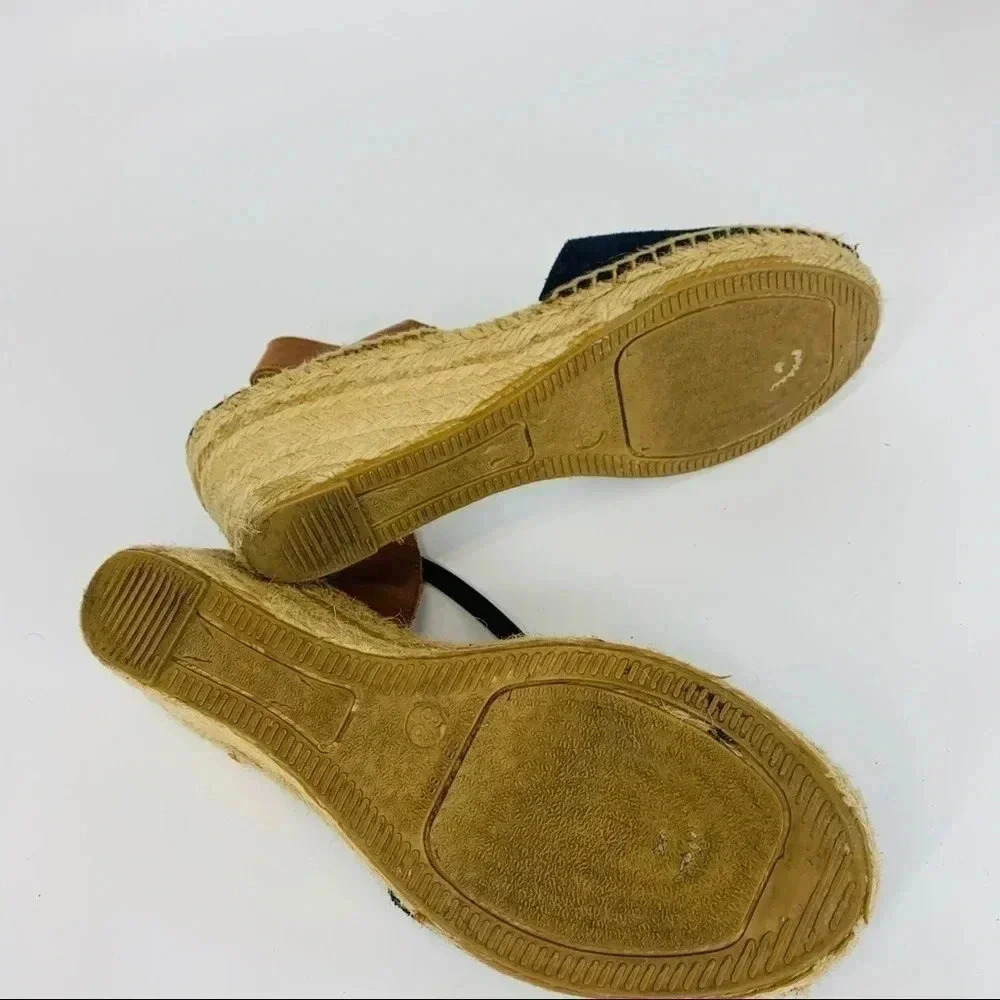 Andre Assous Peep Toe suede espadrilles - Picture 7 of 7